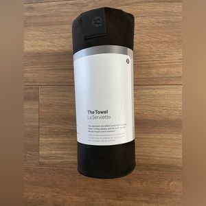 New! Lululemon Yoga Towel - Black